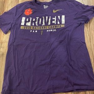 Clemson Purple Tshirt